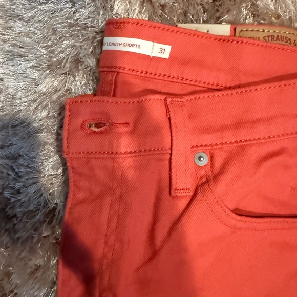 Levi's Pants - Levi's Vibrant Red Shorts